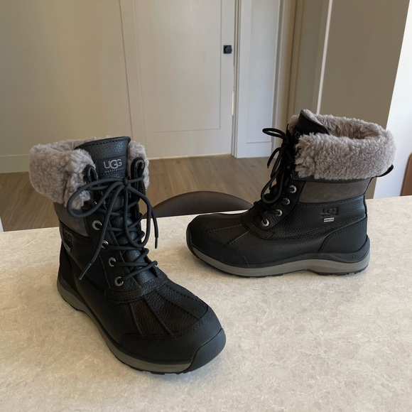 New UGG Adirondack III Black Waterproof Boots, Women’s Size US 8.5 - Picture 12 of 15